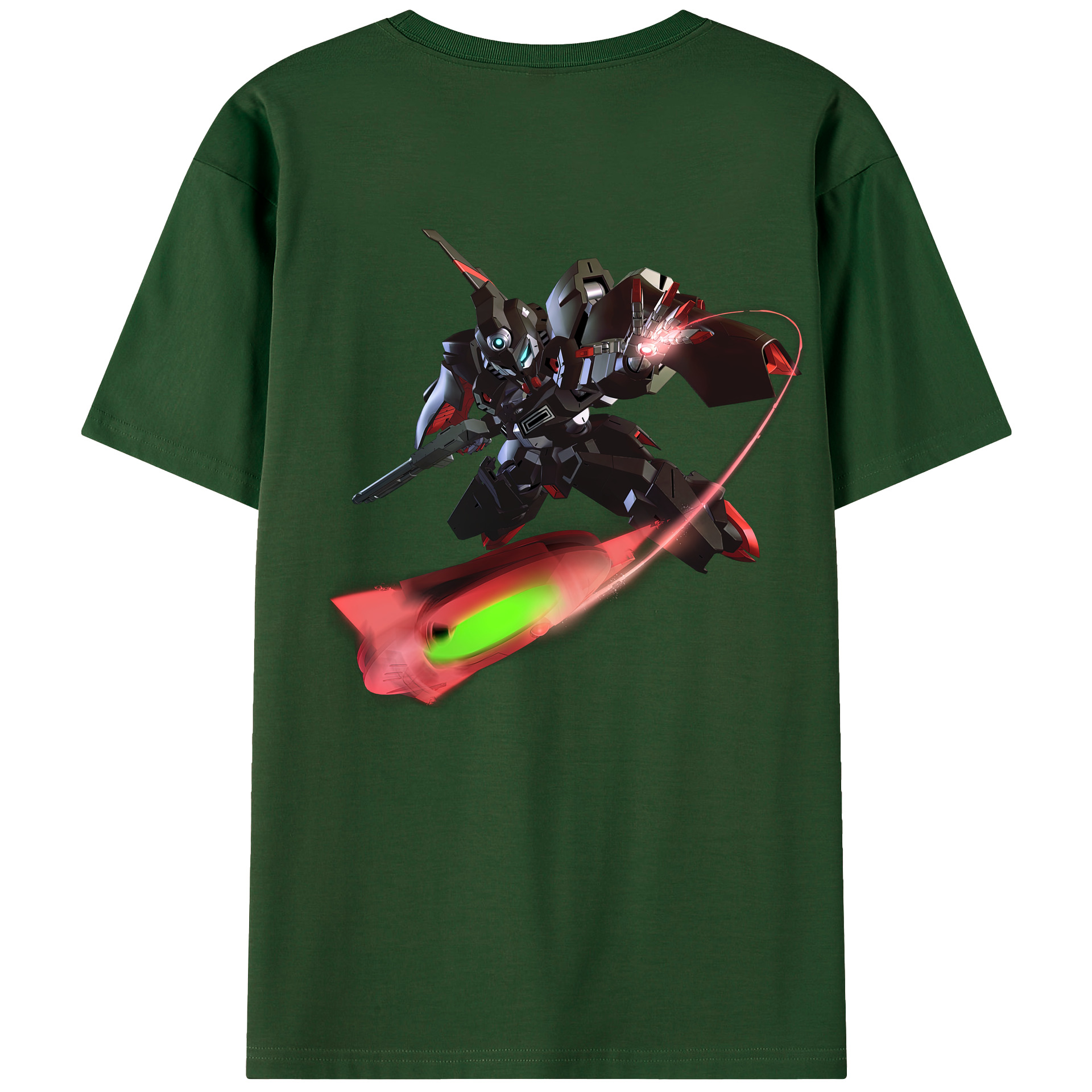 （画像用） 機動戦士ガンダム Mobile Suit Gundam 綿100％半袖Tシャツ（背面プリント）